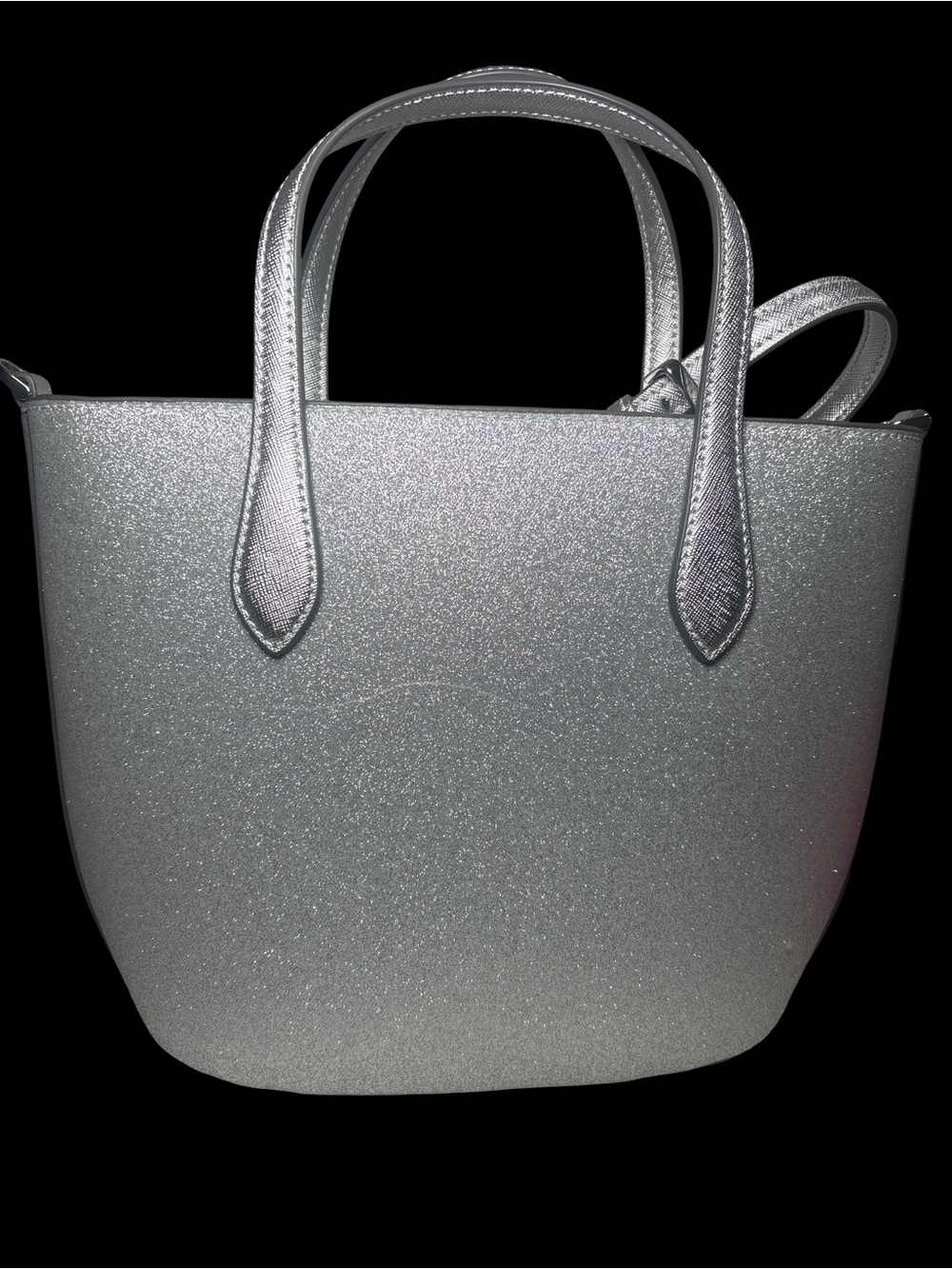 Kate Spade Silver Glitter Tote and Wallet Set NWOT - Picture 4 of 7